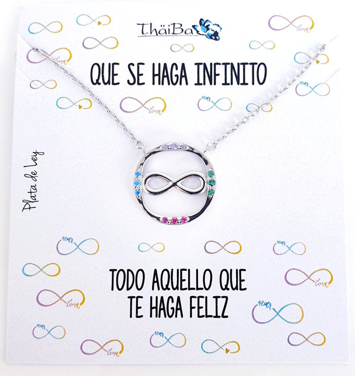 Joyas Con Mensaje - Coll946  Collar Inifinito - Senora