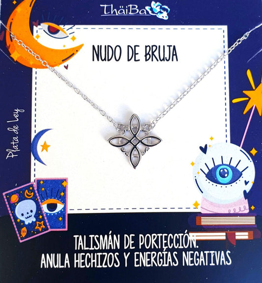 Joyas Con Mensaje - Coll886  Collar Nudo Bruja - Senora
