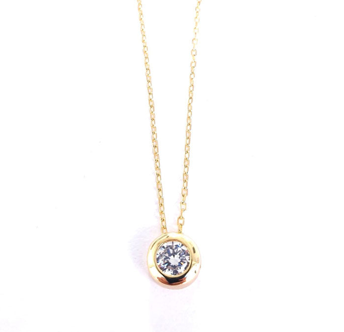 Gargantilla Plata - Coll939 Collar Punto De Luz 4M - Senora