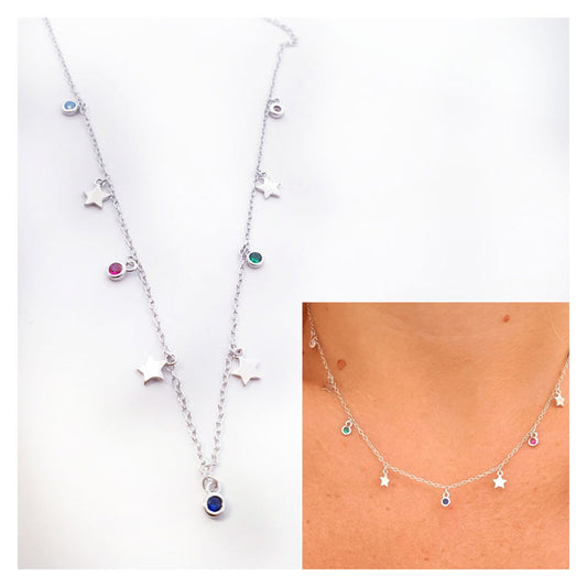 Gargantilla Plata - Coll865 Collar Estelar - Senora