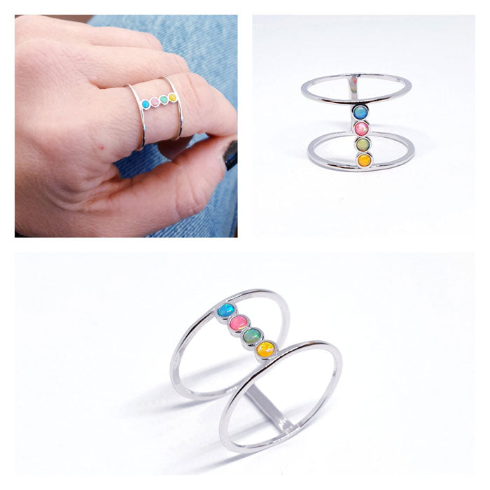 Anillos De Plata - An1341 Anillo Candy - Senora