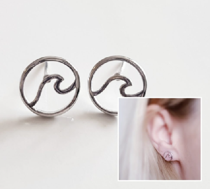 Pendientes - Pack 564 Circular Ola - Senora