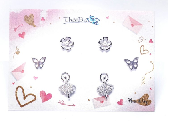 Pendientes - Pack742 Bailarina - Senora