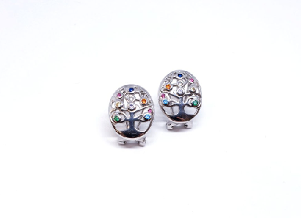 Pendientes - Pend2035 Omega Arbol  La Vida - Senora