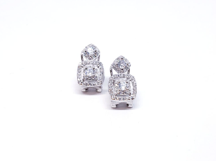 Pendientes - Pend2034 Omega Rombo - Senora
