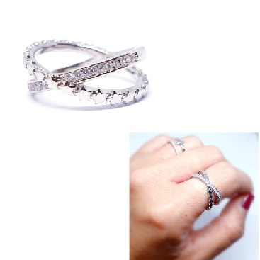 Anillos - An1373Anillo Cruzado - Senora