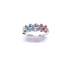 Anillos - An1376 Esfera De Colores - Senora