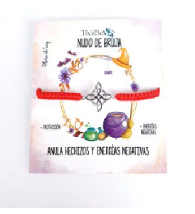 Joyas Con Mensaje - Pul2140 Macrame R. Nudo Bruja - Senora