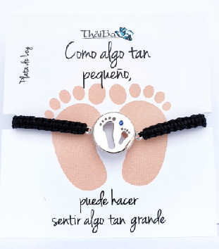 Joyas Con Mensaje - Pul2150 Pies Nino - Senora
