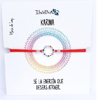 Joyas Con Mensaje - Pul2159 Hilo Rojo Karma - Senora