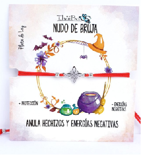 Joyas Con Mensaje - Pul2155 Hilo Rojo Nudo Bruja - Senora