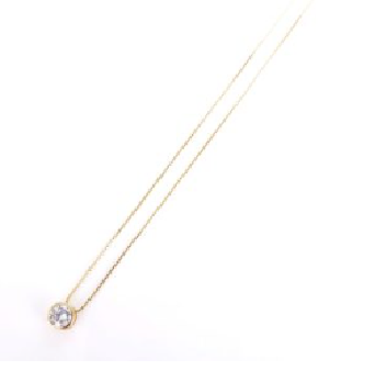 Gargantillas Y Collares - Coll896 Punto De  Luz 5Mm Oro - Senora