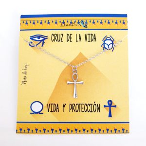 Joyas Con Mensaje - Coll943 Cruz De La Vida - Senora