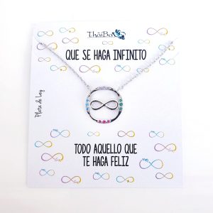Joyas Con Mensaje - Coll946 Infinito - Senora