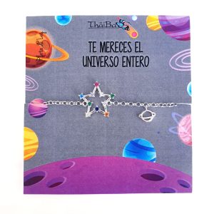 Joyas Con Mensaje - Pul2107 Estrella Colores - Senora