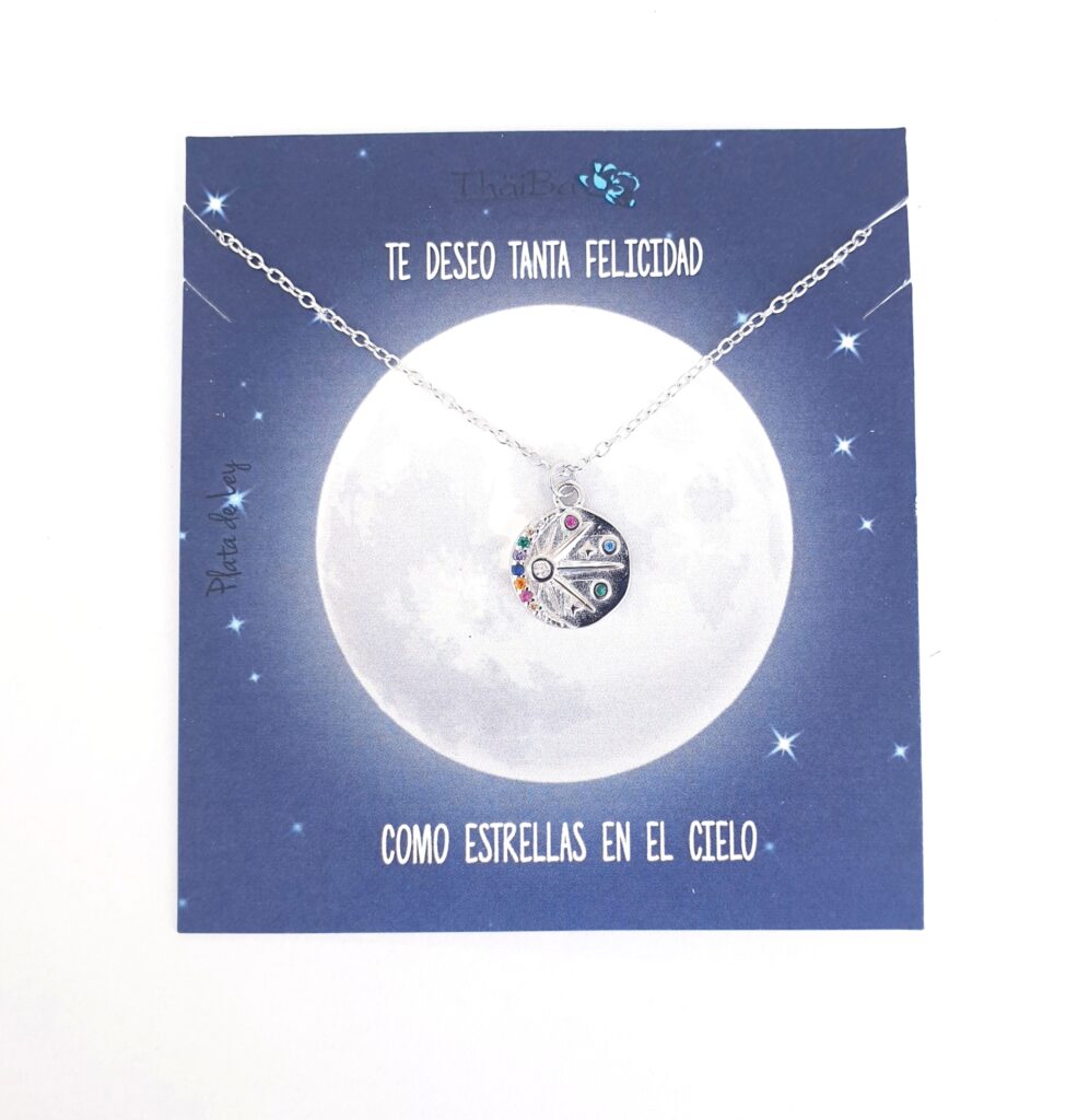 Joyas Con Mensaje - Call883 Luna Y Sol Multicolor - Senora