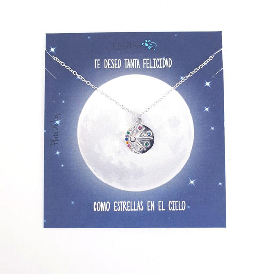 Joyas Con Mensaje - Call883 Luna Y Sol Multicolor - Senora