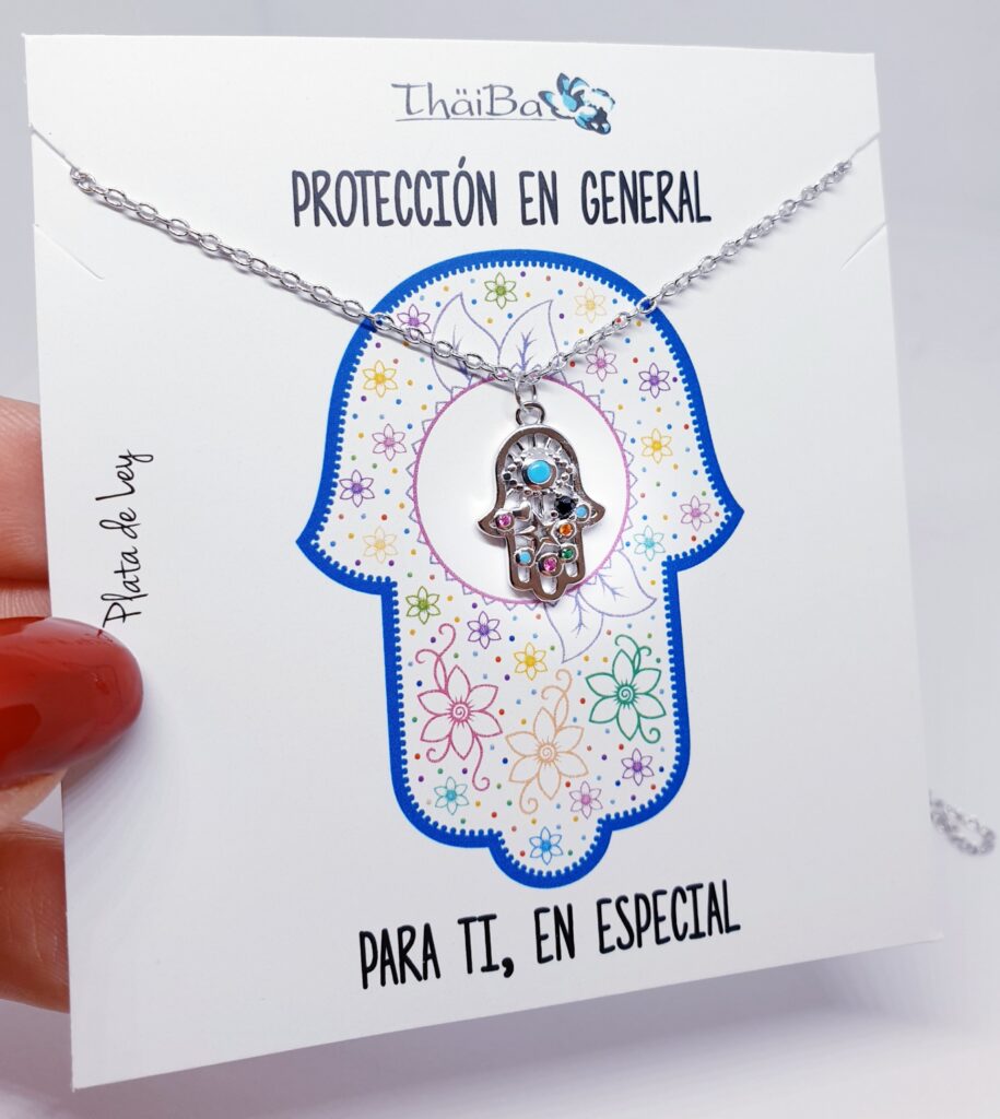 Joyas Con Mensaje - Call877 Mano Fatima Piedras - Senora
