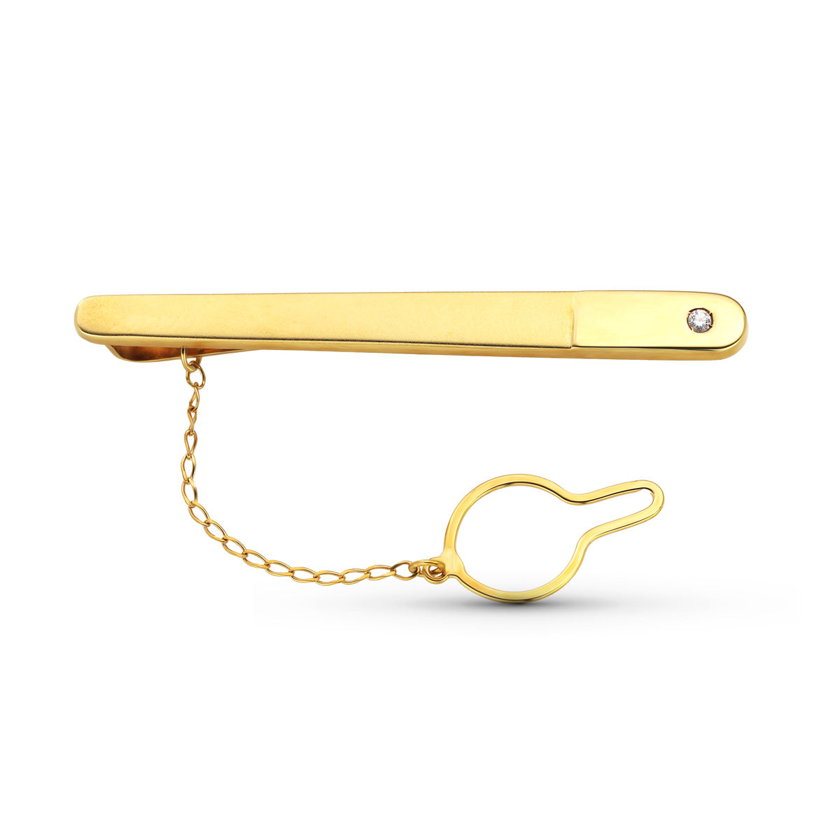 Agujas Circonita 58 x 6 mm de oro amarillo 18K