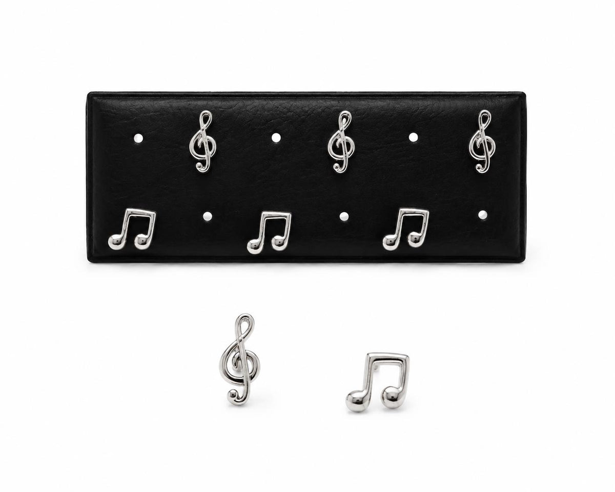 Pendientes Música de plata de ley - Joyería Zafir