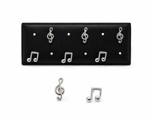 Pendientes Música de plata de ley - Joyería Zafir