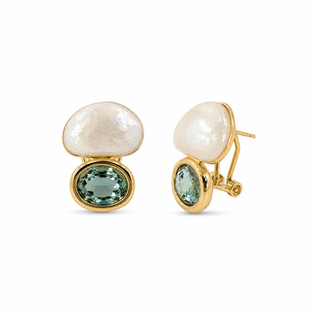Pulsera topacio con baño de oro de 14 quilates - imagen adicional - Joyería Zafir