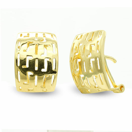 Pendientes Calado de oro amarillo 18K