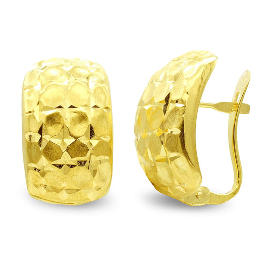 Pendientes Lapidados de oro amarillo 18K