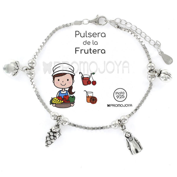 Pulsera Eres Lo Mas Frutera Cadena Veneciana Rodiada Con Colgantes