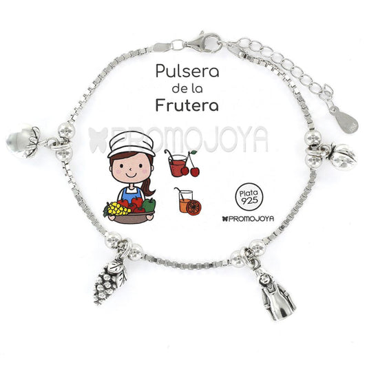 Pulsera Eres Lo Mas Frutera Cadena Veneciana Rodiada Con Colgantes