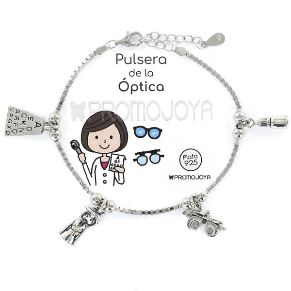 Pulsera Eres Lo Mas Óptica Cadena Veneciana Rodiada Con Colgantes