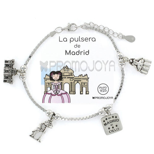 Pulsera Eres Lo Mas Madrid Cadena Veneciana Rodiada