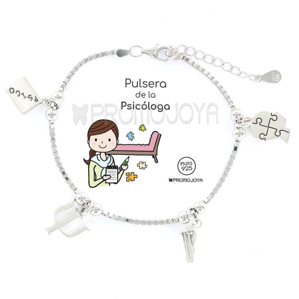 Pulsera Eres Lo Mas Psicóloga Cadena Veneciana Rodiada