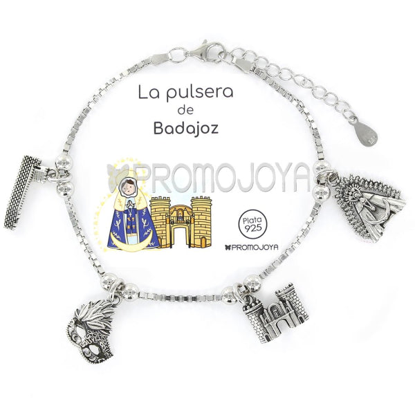 Pulsera Eres Lo Mas Badajoz Cadena Veneciana Rodiada Con Colgantes
