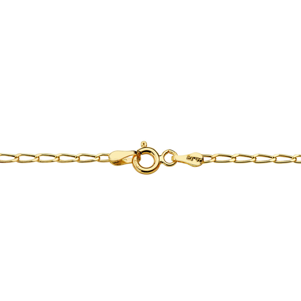 18K CADENA ORO AMARILLO MACIZA BILBAO 60CM 2 MM