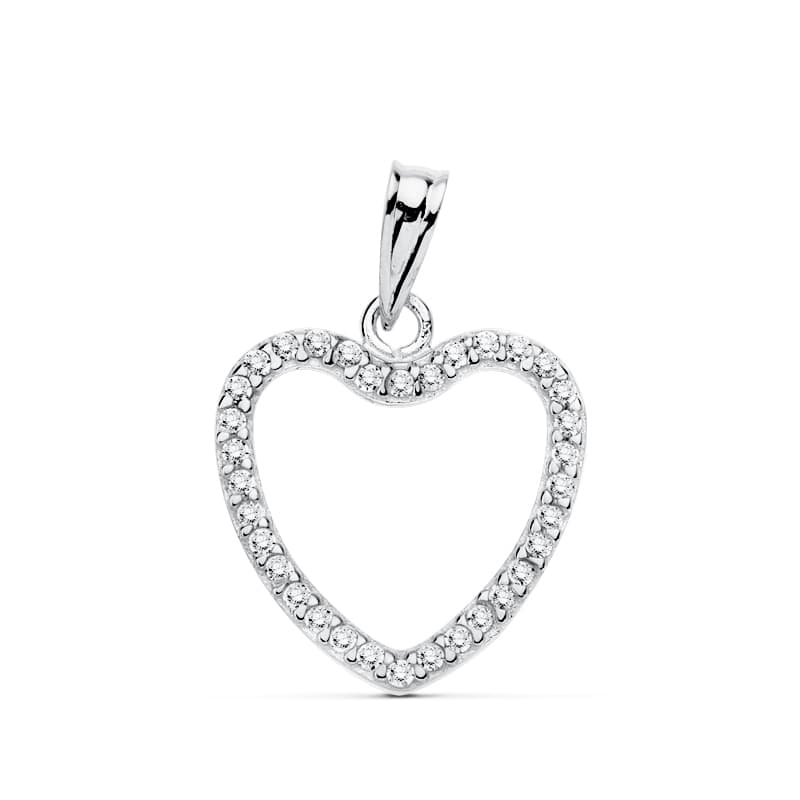 9K COLGANTE ORO AMARILLO CIRCONITA 17X16 MM