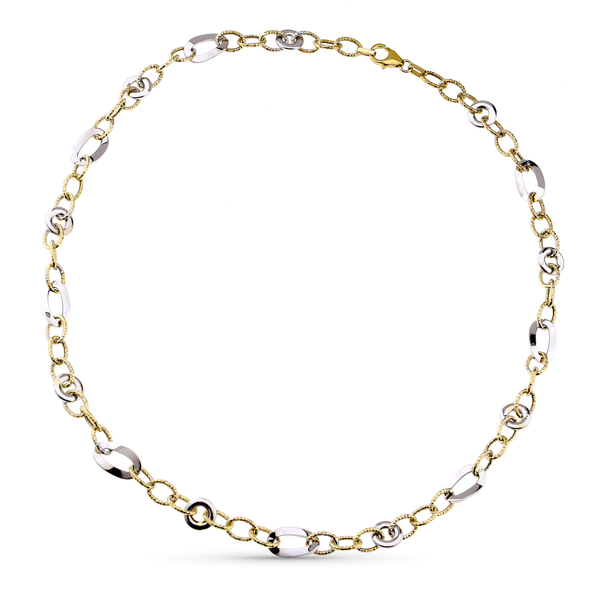 Gargantilla Bicolor 45 cm 9K