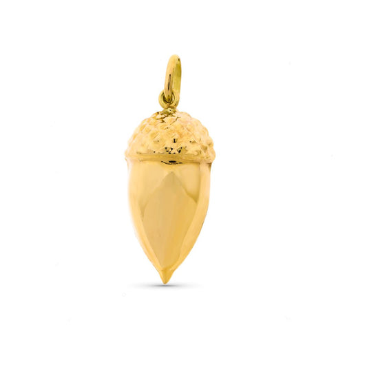 Colgante Bellota 29 x 14 mm de oro amarillo 9K