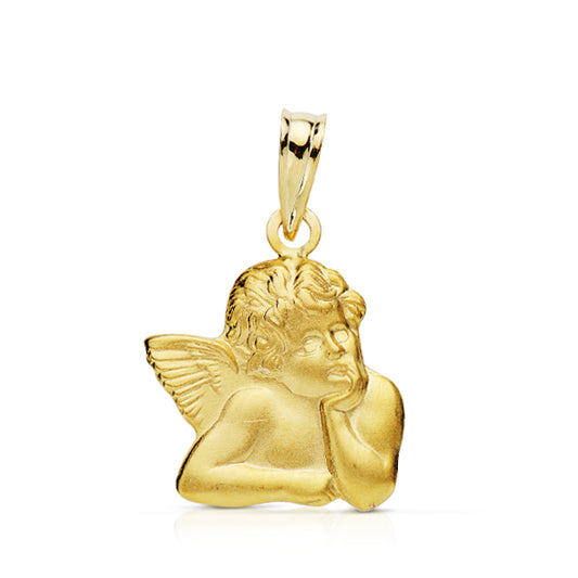 Medalla Angel Silueta 9K 16 x 14 mm de oro amarillo 9K