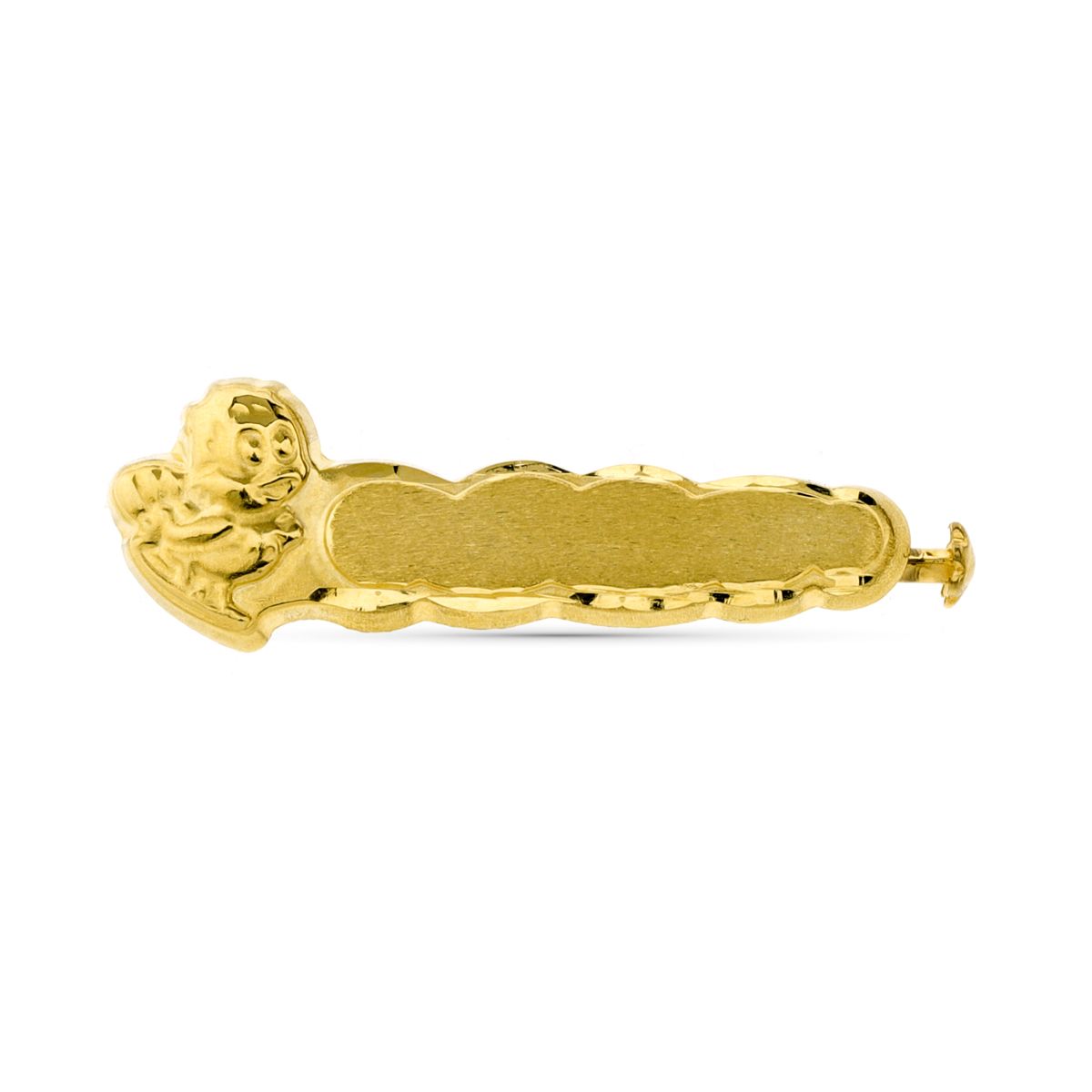 9K ALFILER ORO AMARILLO POLLITO 28X9 MM