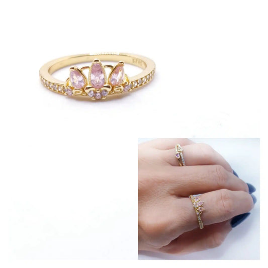 Anillo princesa oro