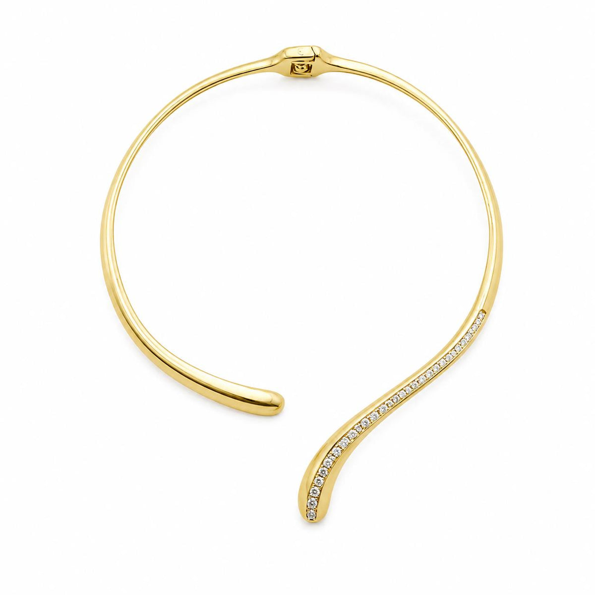 Collar Serpiente con baño de oro de 14 quilates - Joyería Zafir