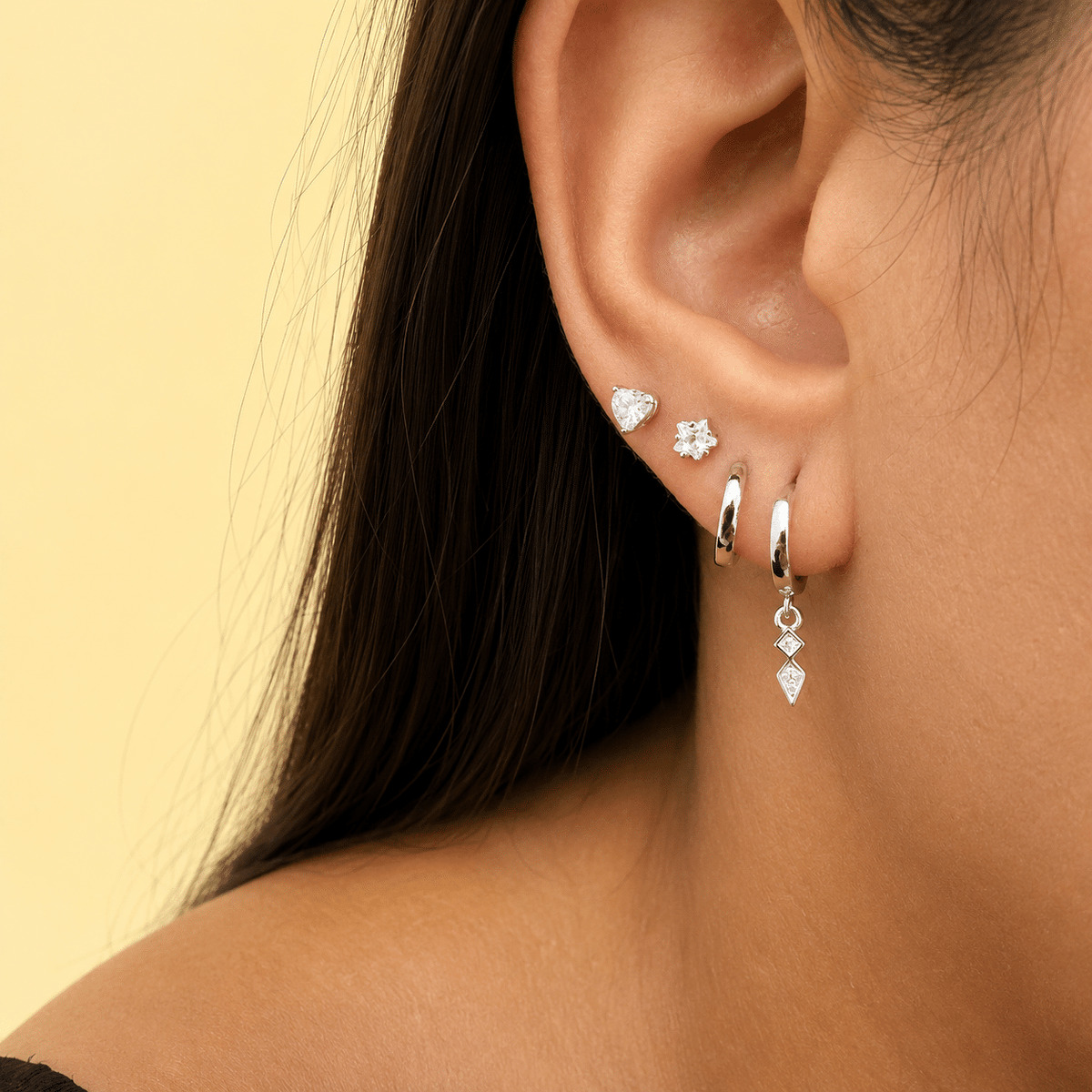 Pendientes Amazona de plata de ley - imagen adicional - Joyería Zafir