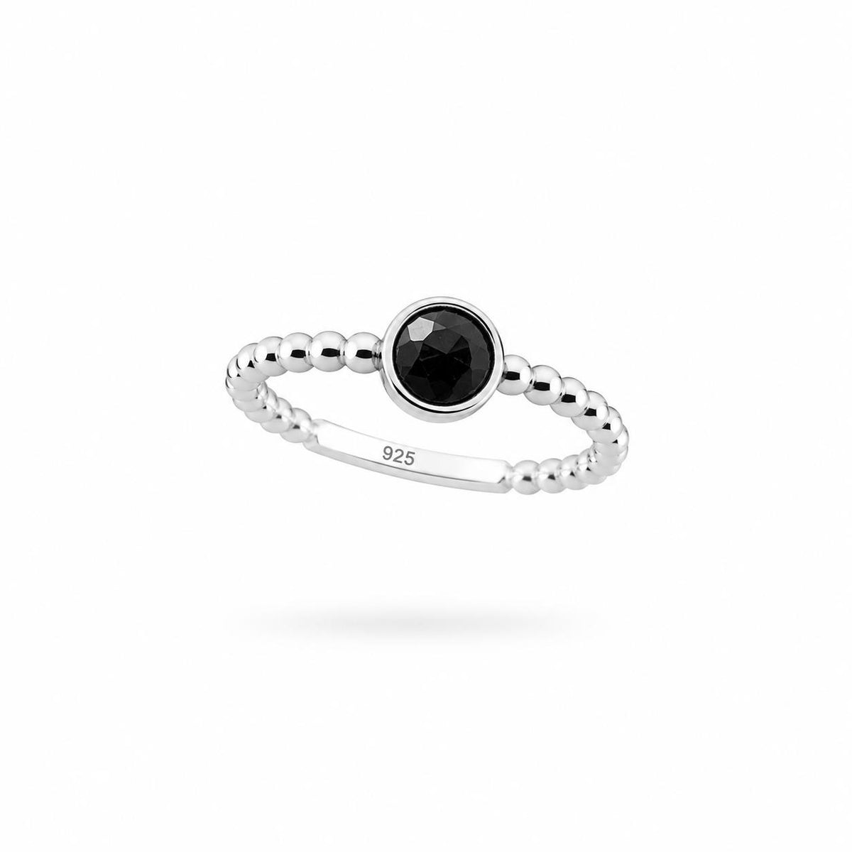 Pendiente Ónix negro de plata de ley - imagen adicional - Joyería Zafir