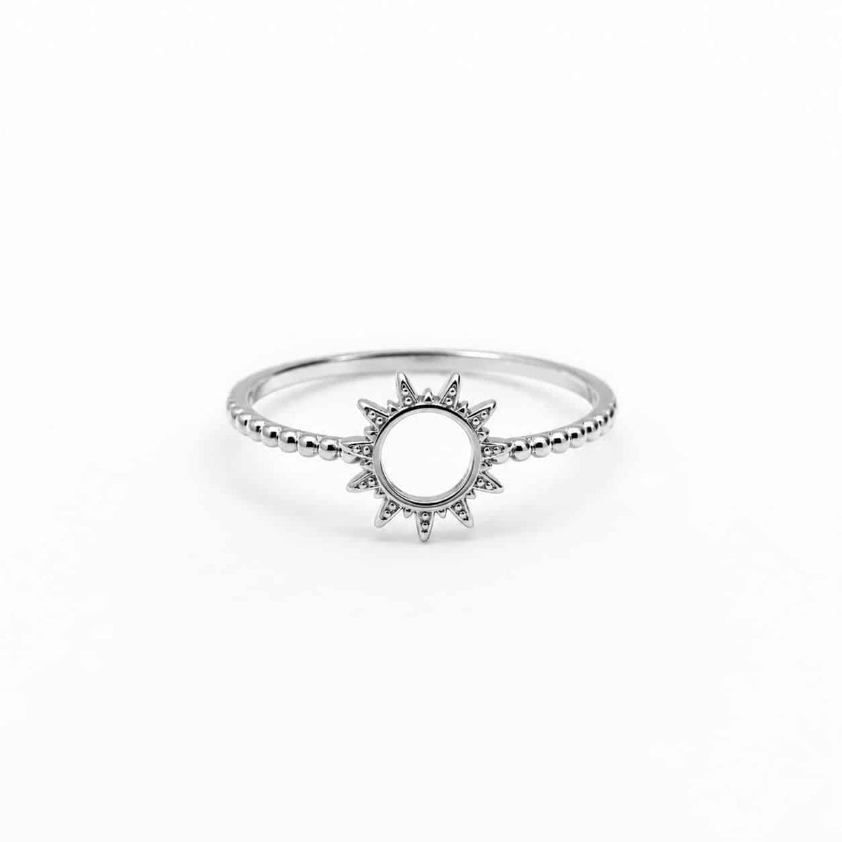 Anillo sol de plata de ley - Joyería Zafir