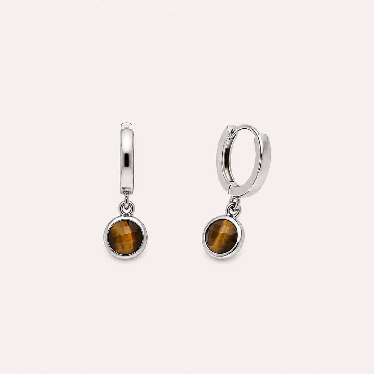Pulsera ojo de tigre de plata de ley - vista adicional