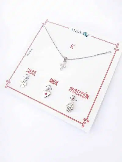 Collar cuatro en uno Fe