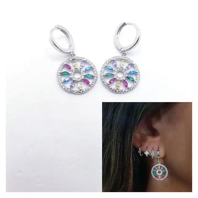 Pendiente luxury color