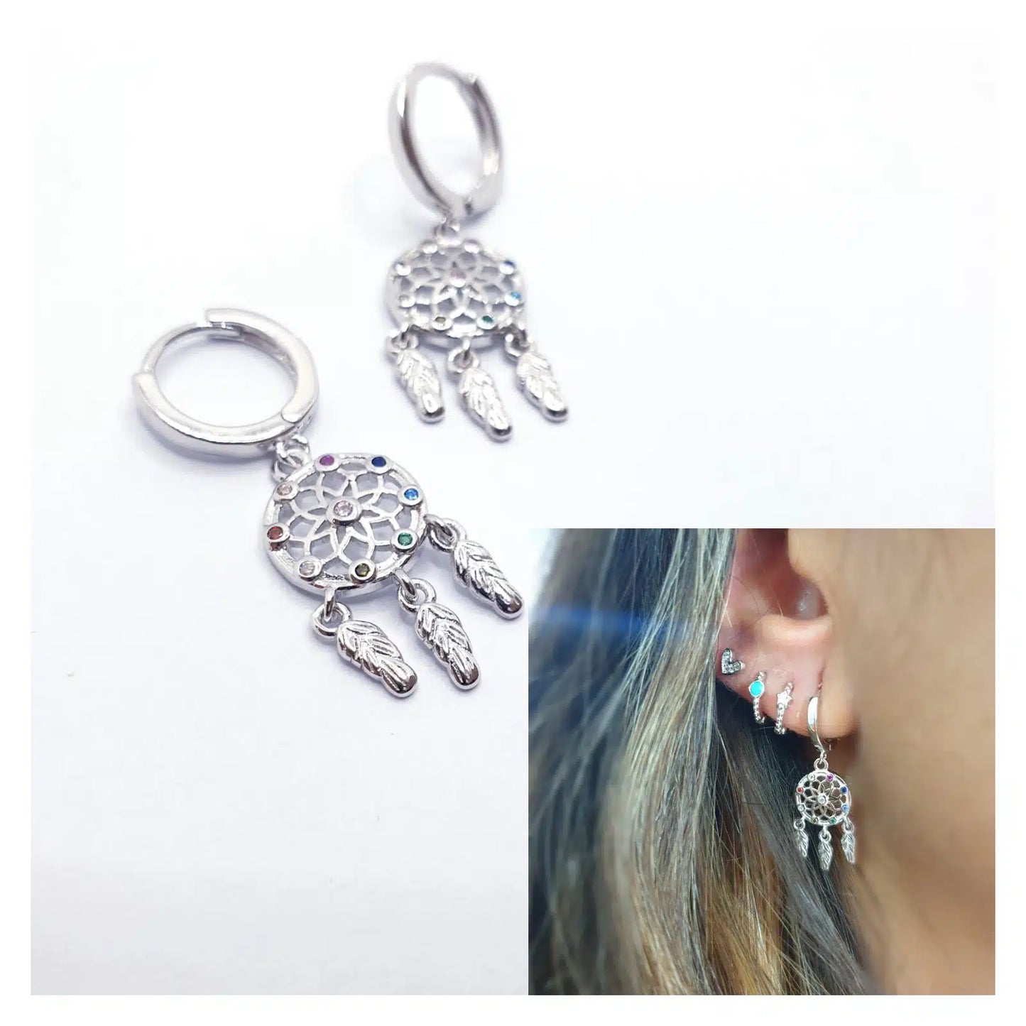 Pendientes atrapasueños