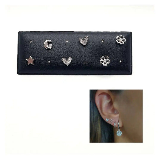 Pendientes rosca mix happy